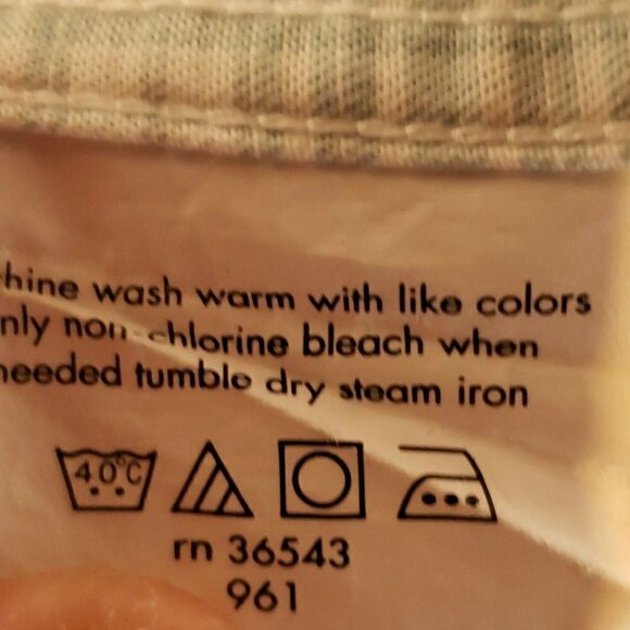 Michael Michael Kors Mens Green White Check Long Sleeve Dress Shirt 18 36/37 - Picture 6 of 6